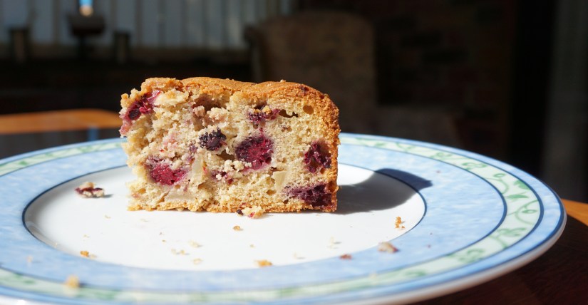 blackberry and apple cake