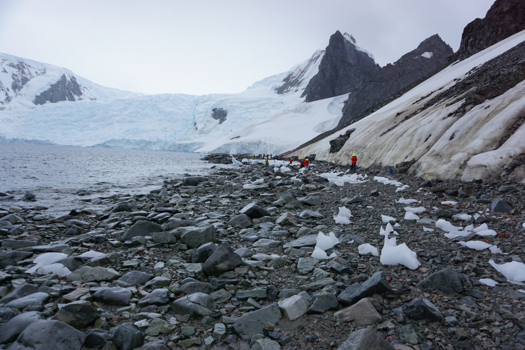The beach at Orne Harbour