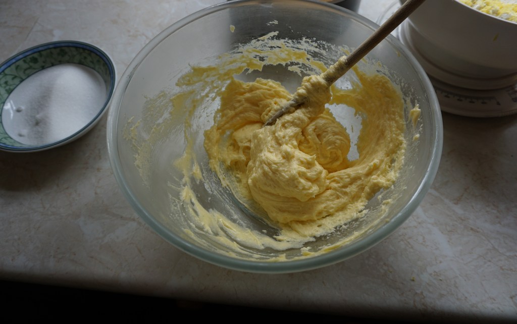 Cream butter and sugar