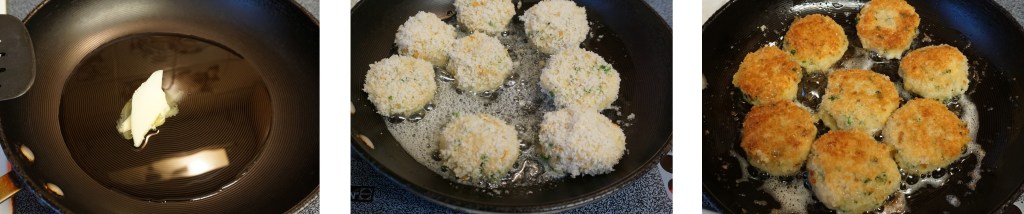 frying nutty burgers