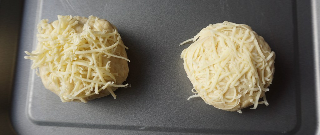 add grated cheese on top