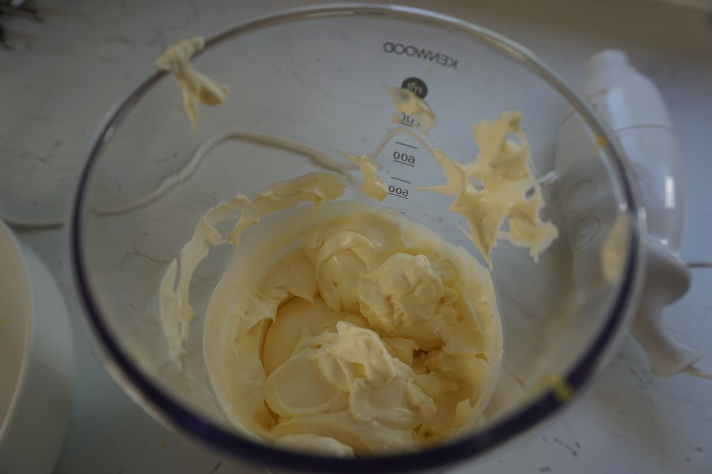 whisked cream