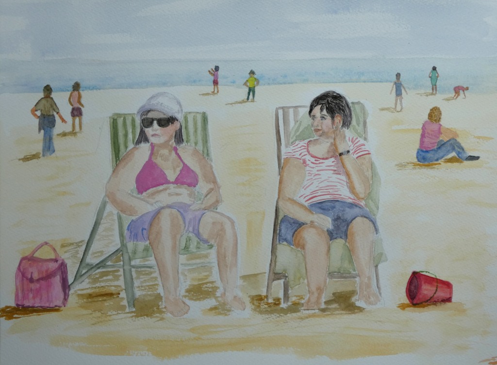 ladies on beach