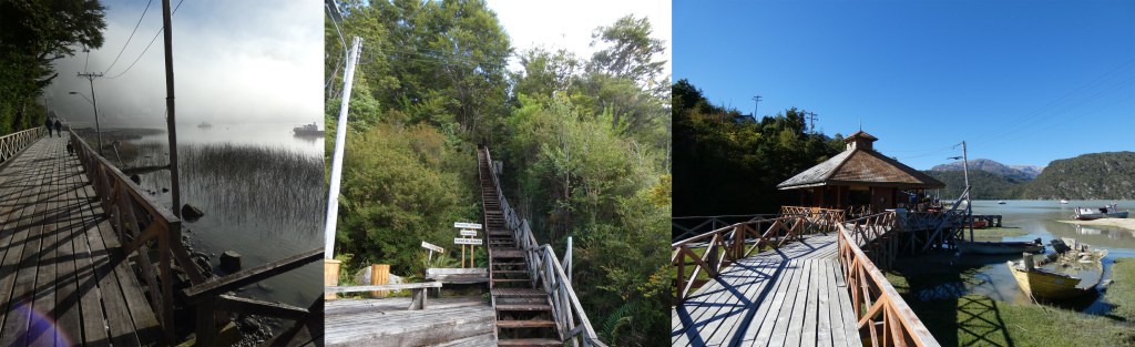 Boardwalks in Caleta Tortel
